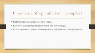 Fundamental principles of optimization and loop optimization techniques ...