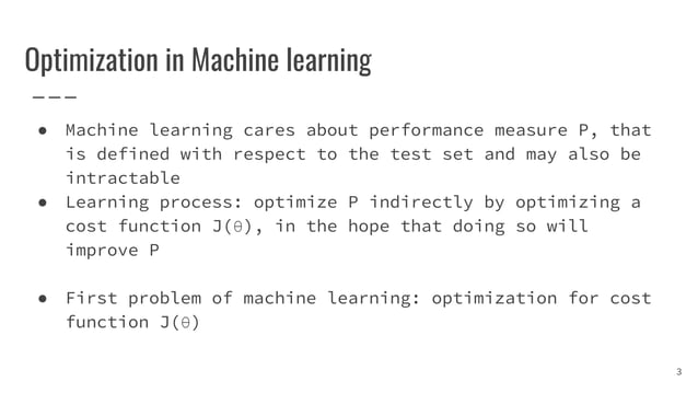 Overview on Optimization algorithms in Deep Learning | PDF | Technology ...
