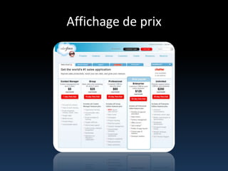 Affichage de prix