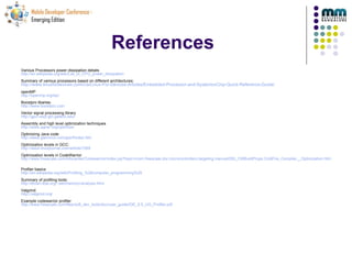 References <ul><li>Various Processors power dissipation details </li></ul><ul><li>http://en.wikipedia.org/wiki/List_of_CPU...