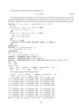 Optimization in scilab | PDF