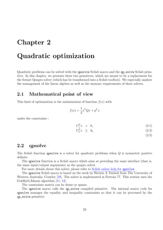 Optimization in scilab | PDF