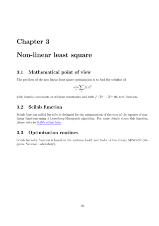 Optimization in scilab | PDF
