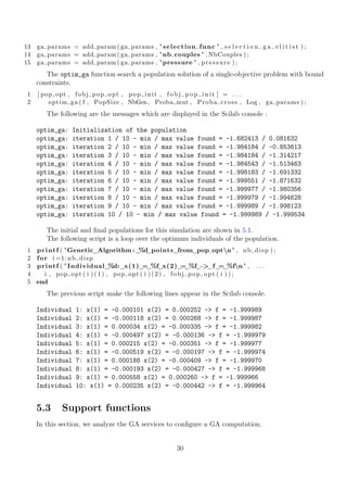 Optimization in scilab | PDF