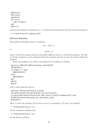 Optimization in scilab | PDF