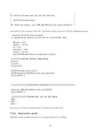 Optimization in scilab | PDF