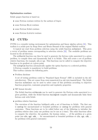 Optimization in scilab | PDF