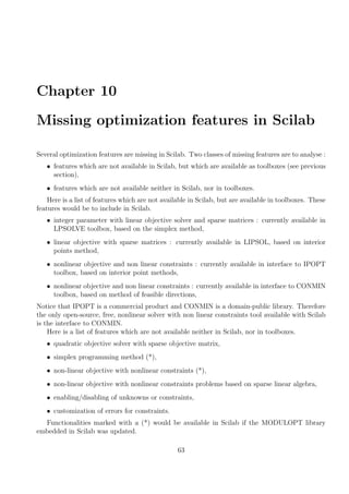 Optimization in scilab | PDF