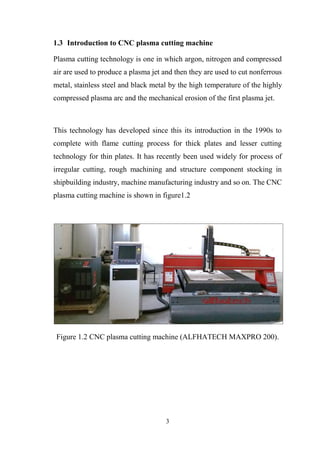 Optimization of cutting parameters for cnc plasma cutting machine ...