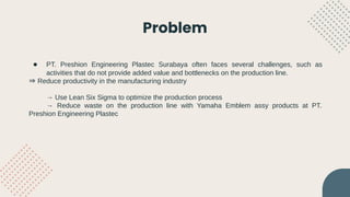 Optimization of Manufacturing Company's Production Process Using Lean ...