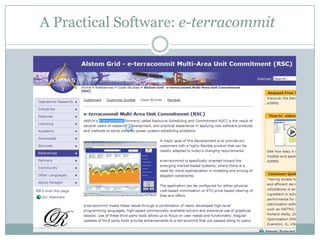 Advances in Unit Commitment ProblemGenetic Algorithm-The genetic based UC program starts with a random initial population (at T=0) at it computes the fitness of each individual.-Advanced level of GA is used like Fast Messy Genetic Algorithm (FMGA)