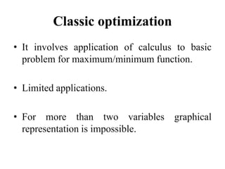 Optimization process | PPTX