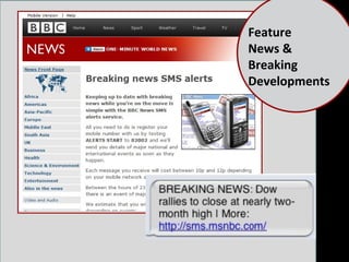 Feature News & Breaking Developments 