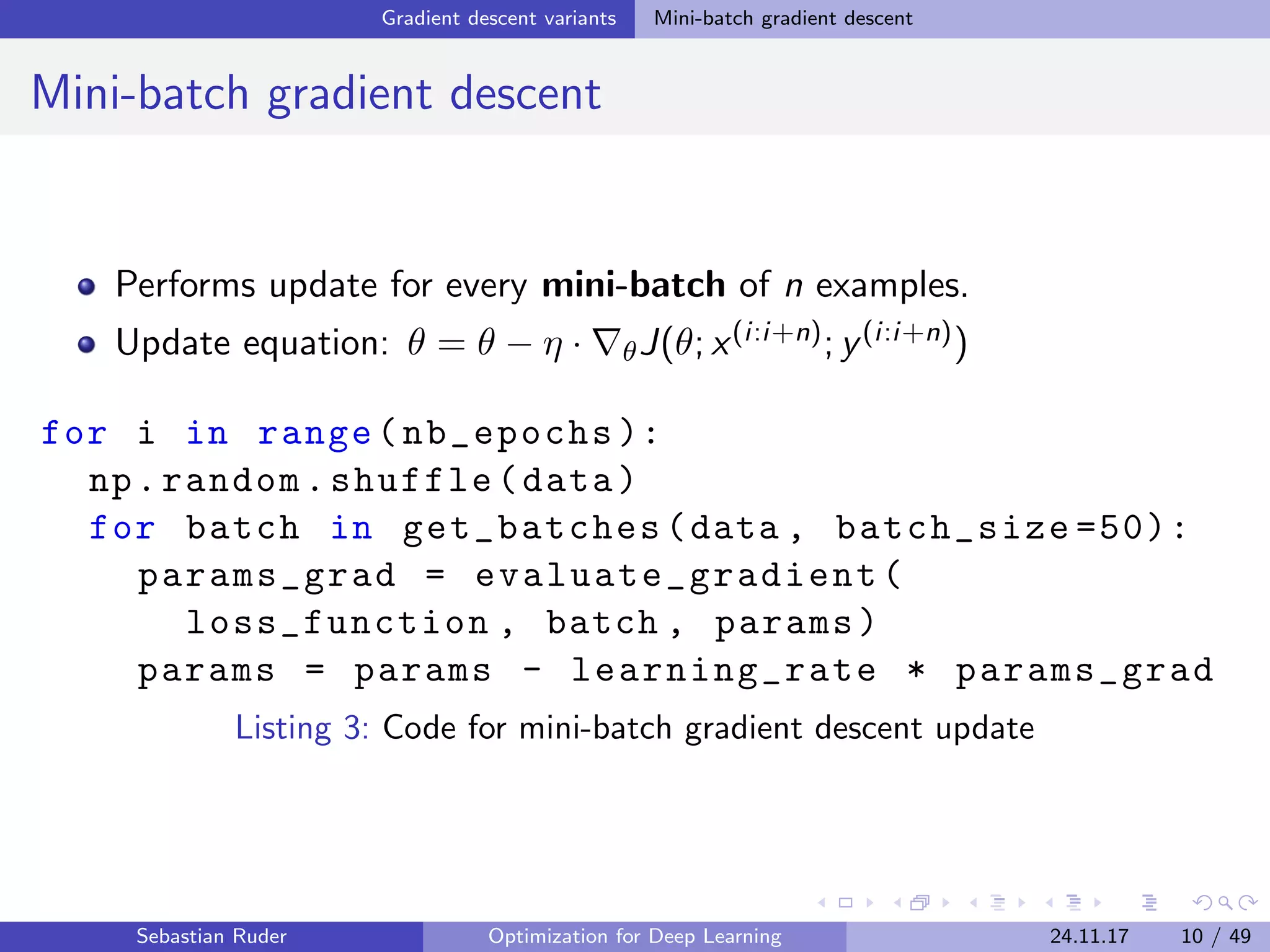 Optimization for Deep Learning | PDF | Web Development | Internet