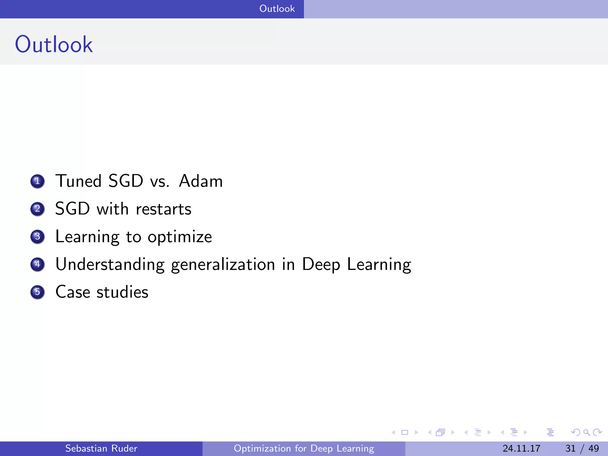 Optimization for Deep Learning | PDF | Web Development | Internet