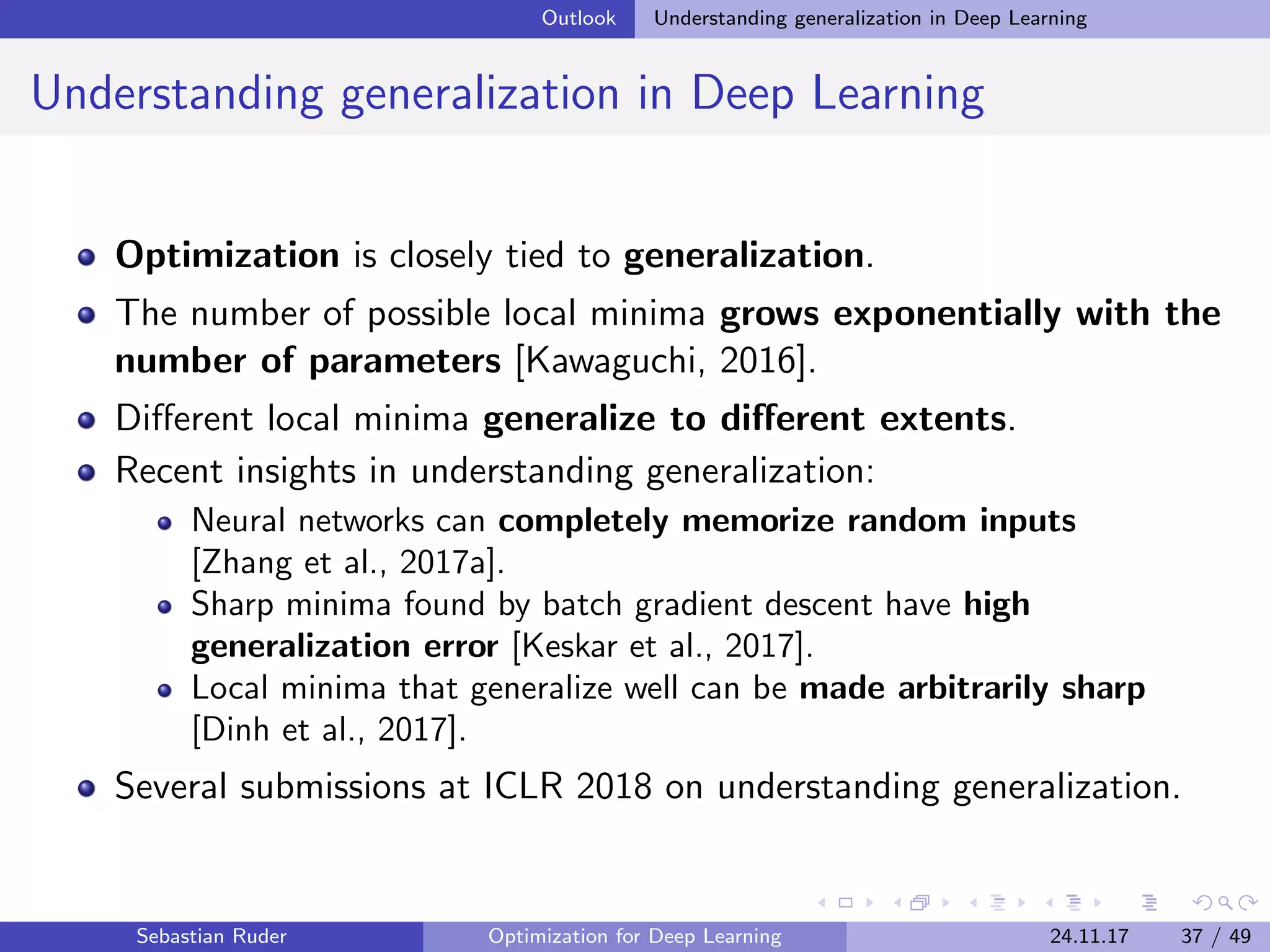Optimization for Deep Learning | PDF | Web Development | Internet