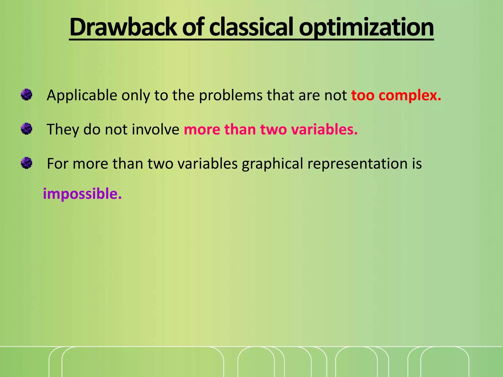 Optimization techniques | PPTX