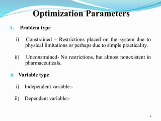 Optimization techniques | PPTX | Business | Business and Finance