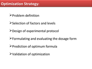 Optimization techniques | PPT