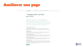 Améliorer une page
 
