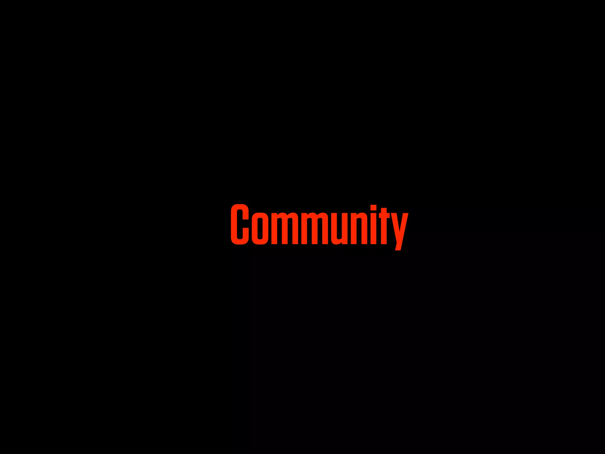 Community
 