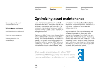 Optimize Asset Value and Performance with Enterprise Content Management