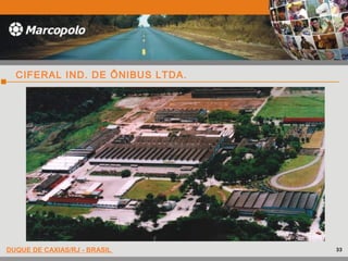 DUQUE DE CAXIAS/RJ - BRASIL
CIFERAL IND. DE ÔNIBUS LTDA.
33
 