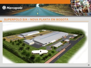 SUPERPOLO S/A - NOVA PLANTA EM BOGOTÁ
35
 