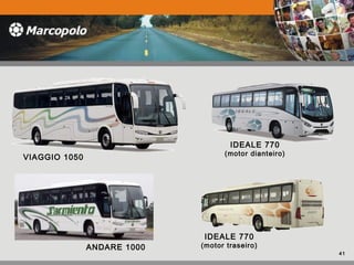 VIAGGIO 1050
ANDARE 1000
IDEALE 770
(motor traseiro)
IDEALE 770
(motor dianteiro)
41
 