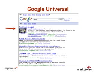 Google Universal




                   11
 