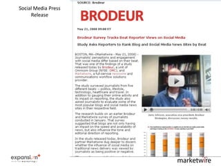 Social Media Press
     Release




                     37
 