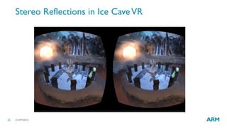 ©ARM201622
Stereo Reflections in Ice CaveVR
 