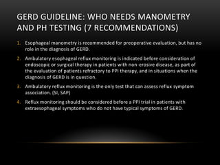 Gerd Testing Explained Optimize gerd management | PDF