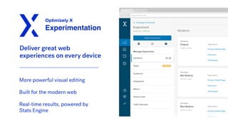 Meet Optimizely X Web Experimentation | PDF