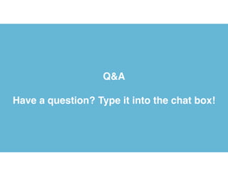Use A/B to validate new features.
A/B testing is a huge opportunity to improve
metrics in your app.
Once your SDK is installed (by your developer),
you’ll be able to make visual changes without
additional code. Testing new features requires
developer involvement.
Final Takeaways
 