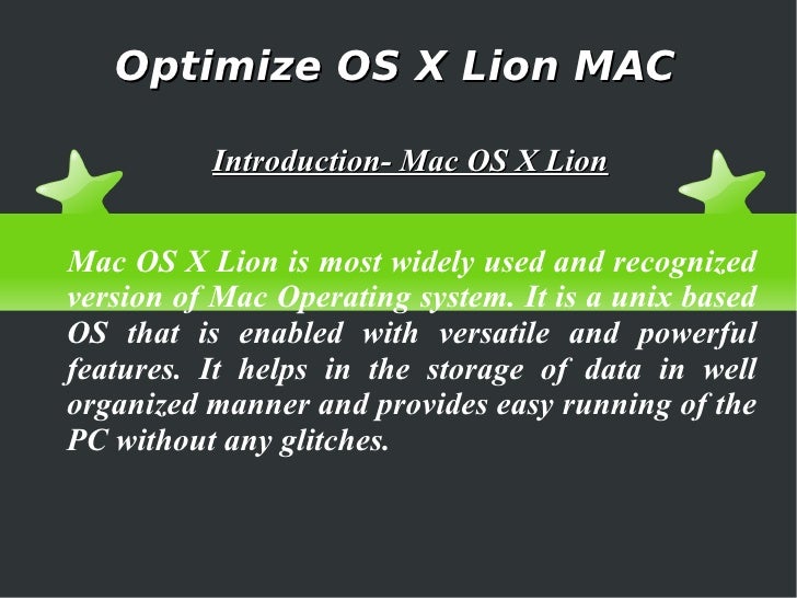 optimize mac performance