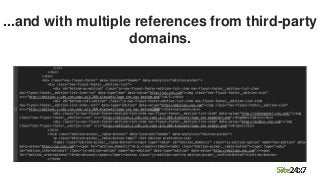 ...and with multiple references from third-party
domains.
 