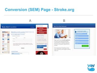 Conversion (SEM) Page - Stroke.org
A B
B
 