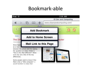Bookmark-able
