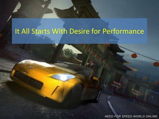 It All Starts With Desire for Performance