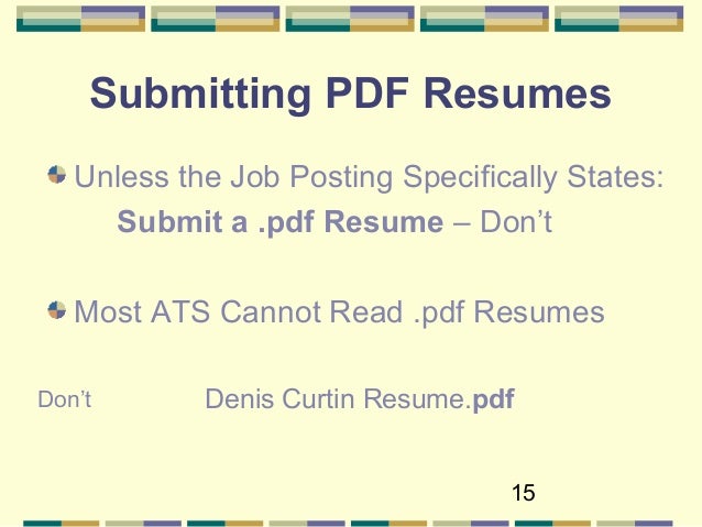 optimize your resume for applicant tracking systems