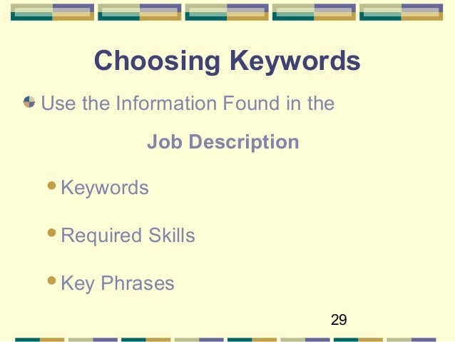 applicant tracking system keywords