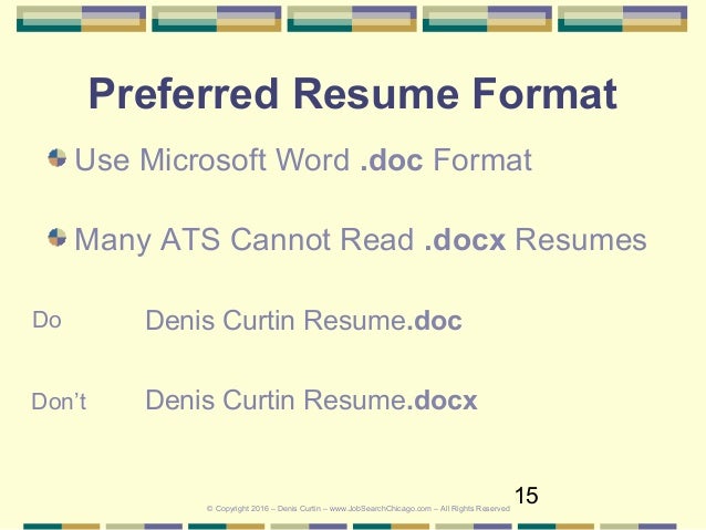 ats format
