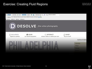 Exercise: Creating Fluid Regions 