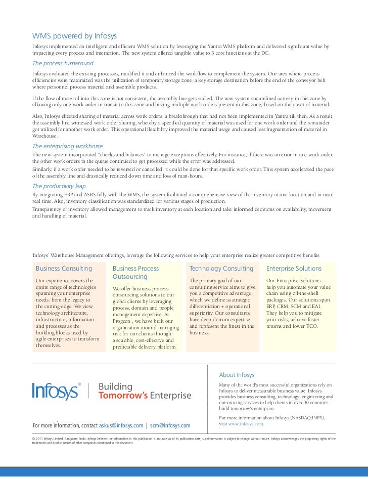 warehouse management case study Being able to have the peace of mind to go online and check what's happening on the inventory side and where we stand on orders is very helpful case study. warehouse management case study Being able to have the peace of mind to go online and check what's happening on the inventory side and where we stand on orders is very helpful case study.