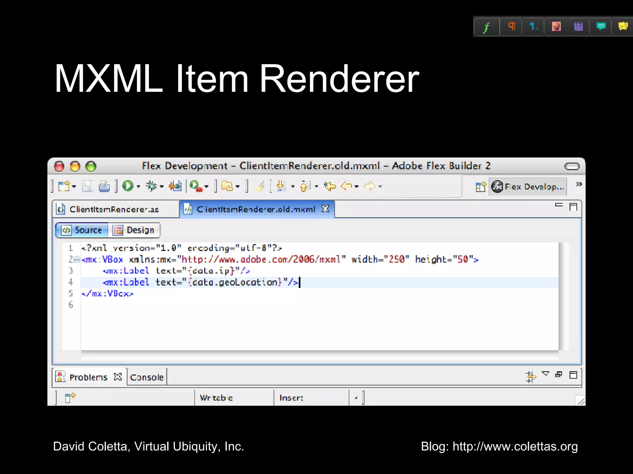 MXML Item Renderer 