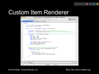 Custom Item Renderer 