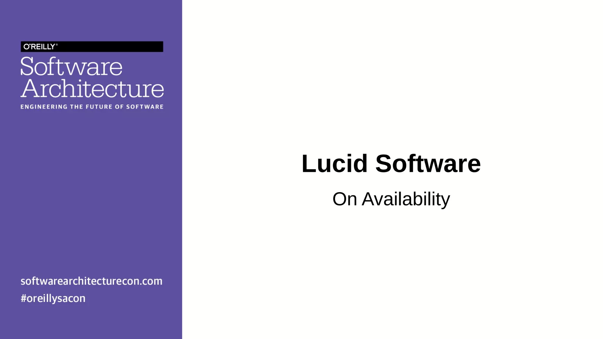 Lucid Software
On Availability
 