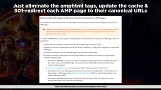 #AMPvengers: Implementing AMP while saving your SEO #SearchmetricsSummit 