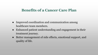 Image showcasing Optimizing Cancer Care_ Developing a Comprehensive Cancer Care Plan.pptx